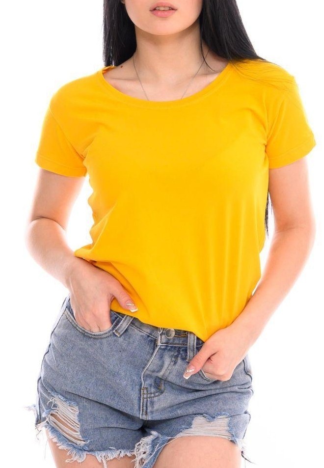 

футболка женская N Angels Basic желтая One size 3316