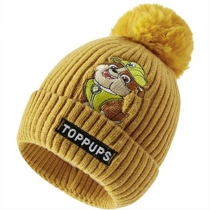 

Шапка Jsstore Щенячий патруль Детская 4-8 лет размер 52-55 см Желтая
