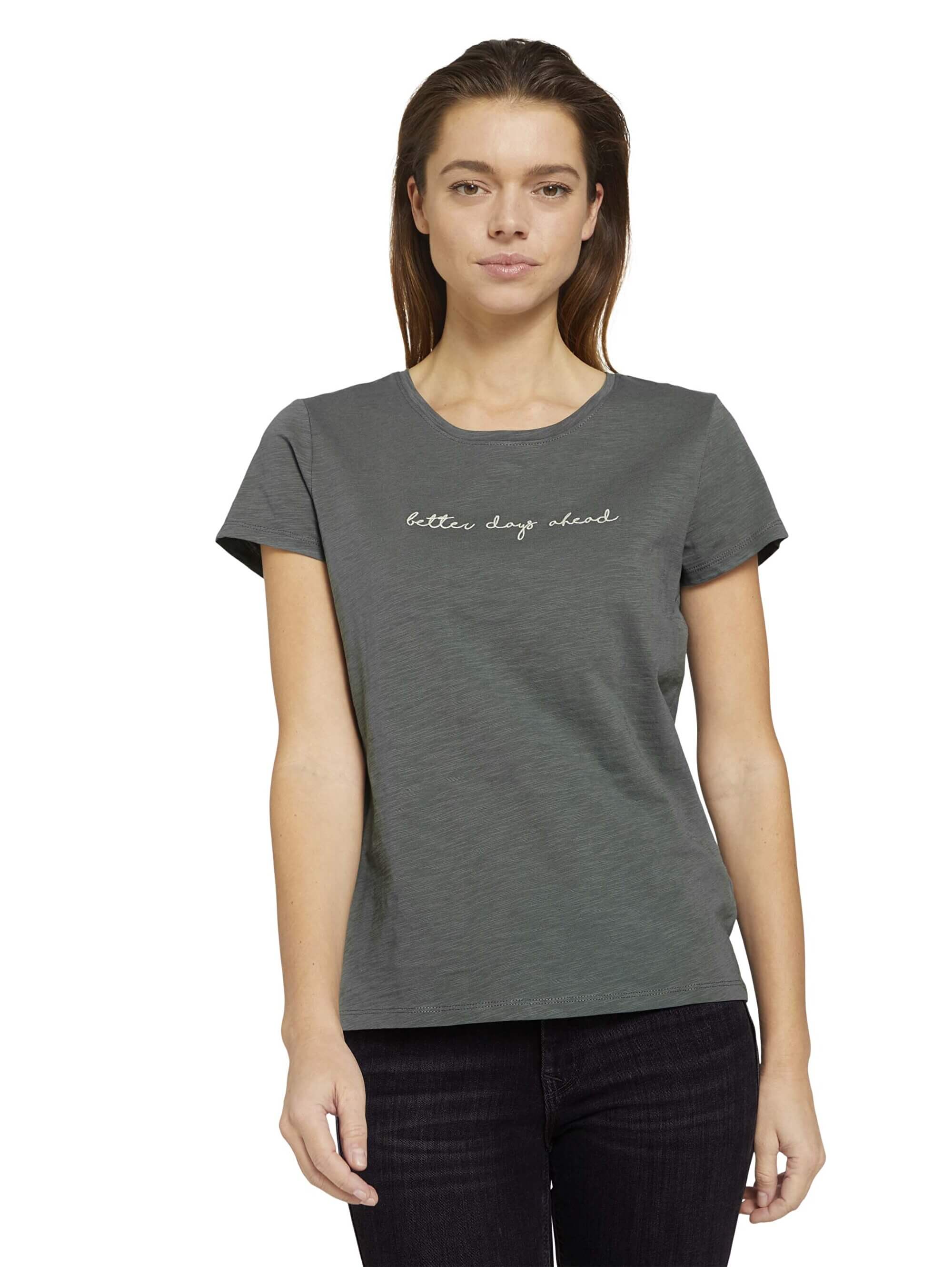 

Футболка Tom Tailor 1025665 26678  Серый, Футболка Tom Tailor 1025665 26678 S Серый