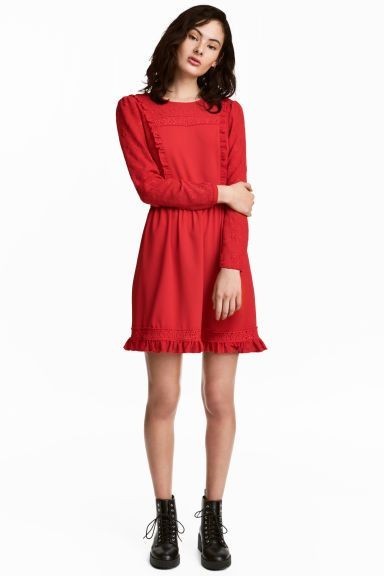 

Платье H&M 0618895  красный, Платье H&M 0618895 46 красный