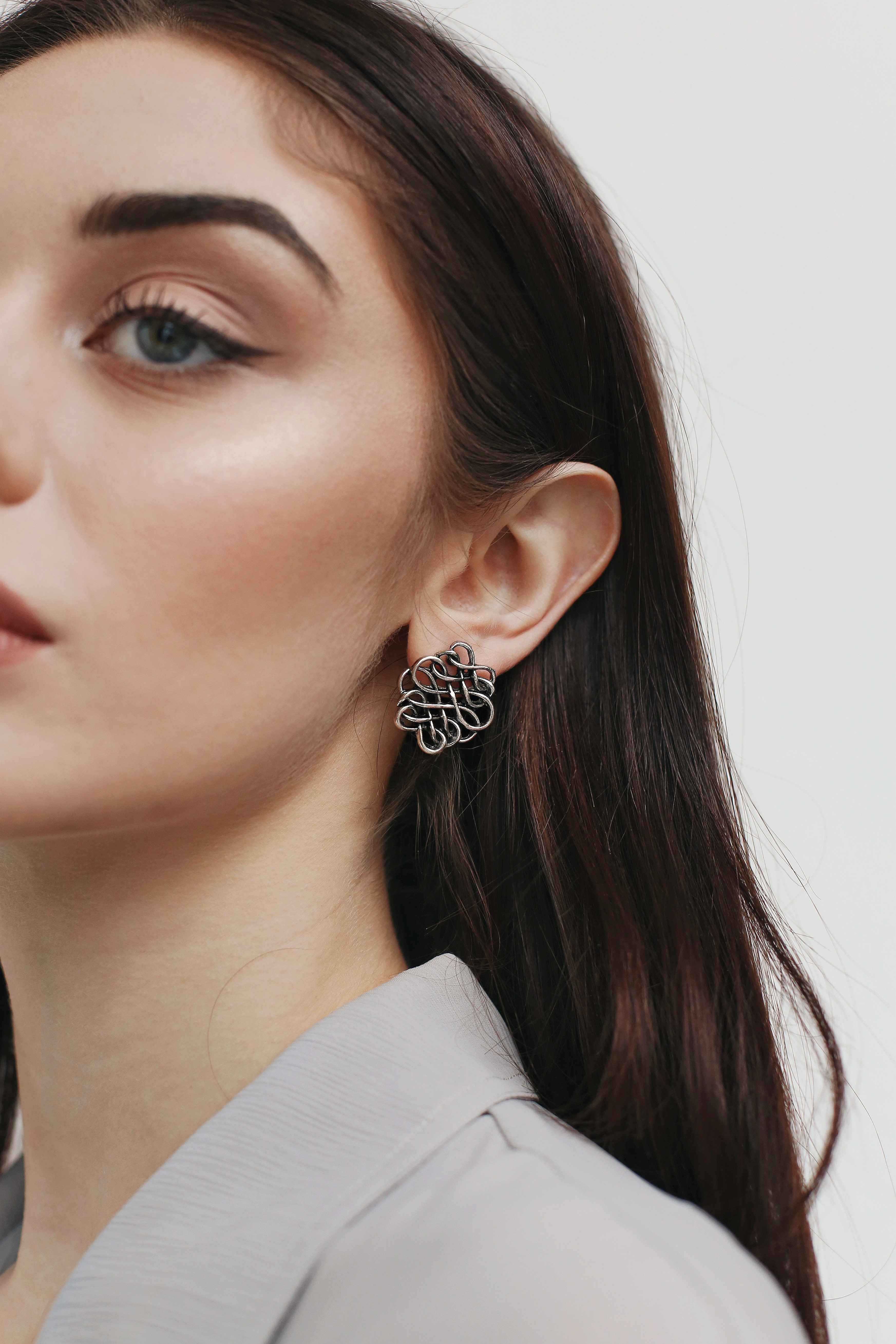 

Серьги пусеты FAMO Сережки пусети SER-21243 Серебристый Длина 2.5(см)/ Ширина 2(см) (SER-21243)