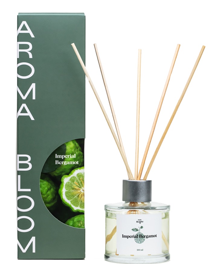 

Аромадиффузор для дома Aroma Bloom Imperial bergamot Императорский бергамот 100 мл