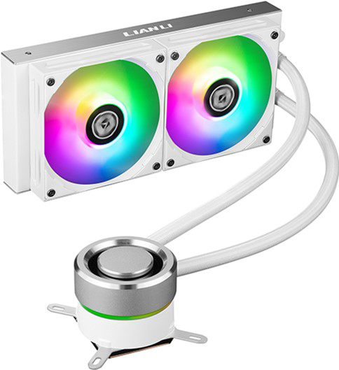 

Система жидкостного охлаждения Lian Li Galahad AIO 240 White Liquid Cooler with RGB (G89.GA240A.01)