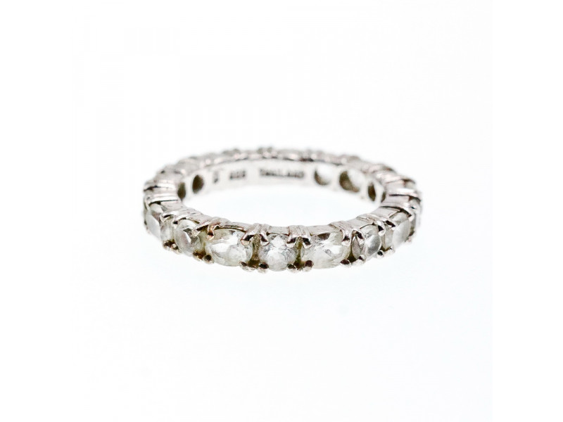 

Серебряное кольцо с камнями гошенит Наслаждение Натуральный Sky Jewelry 003000