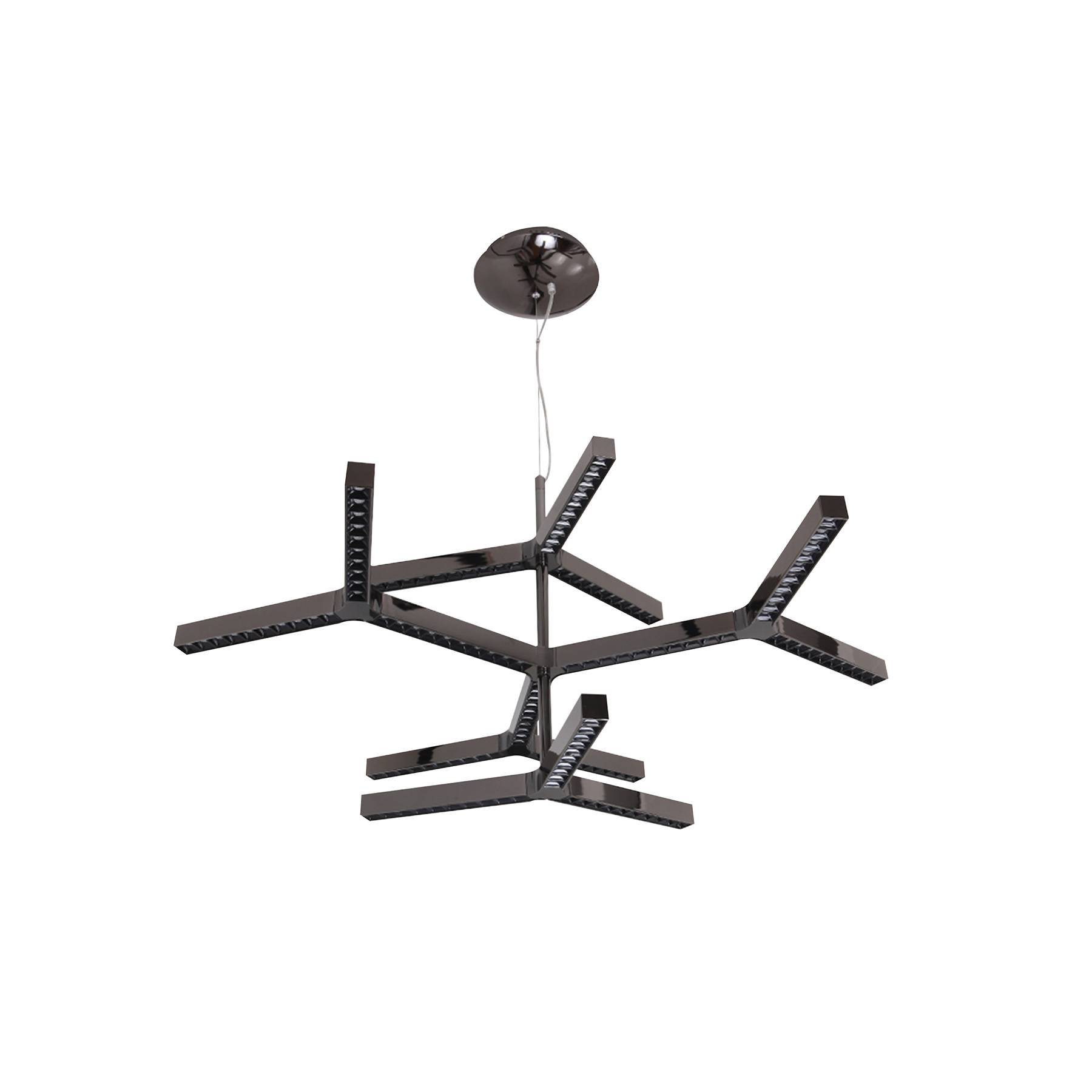 

Підвісна люстра Skarlat MD 8990A-3 IN 1 Black 3000K