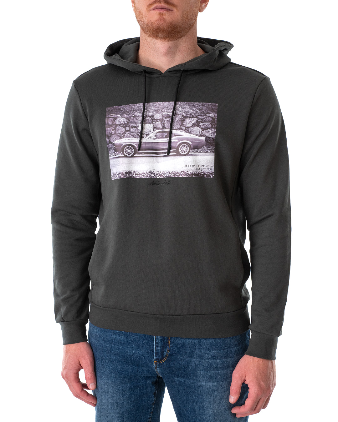 

Толстовка чоловіча ANTONY MORATO (MMFL00812-FA150080-4064/21-22-3) Хакі XXL