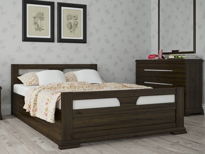 

Кровать ARTmebli Модерн с П/М 180х190 К5 венге