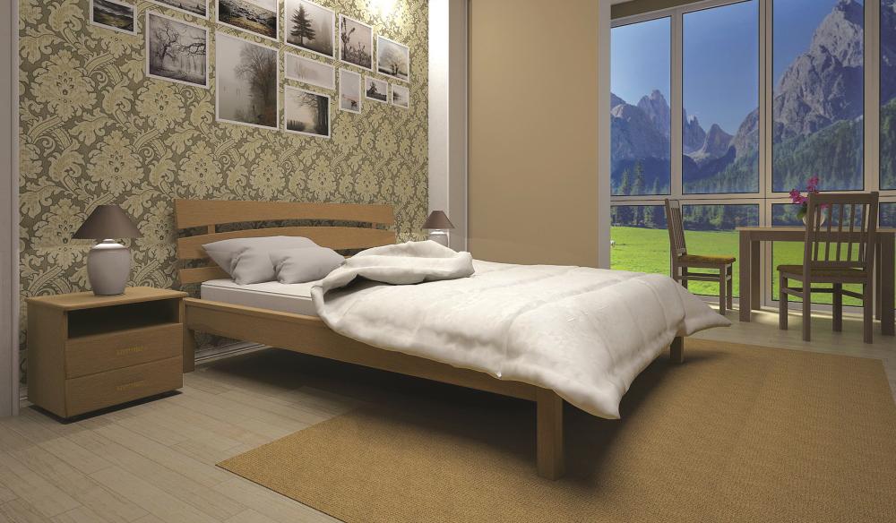 

Кровать ТИС ДОМИНО 3 120*200 бук Лак Орех