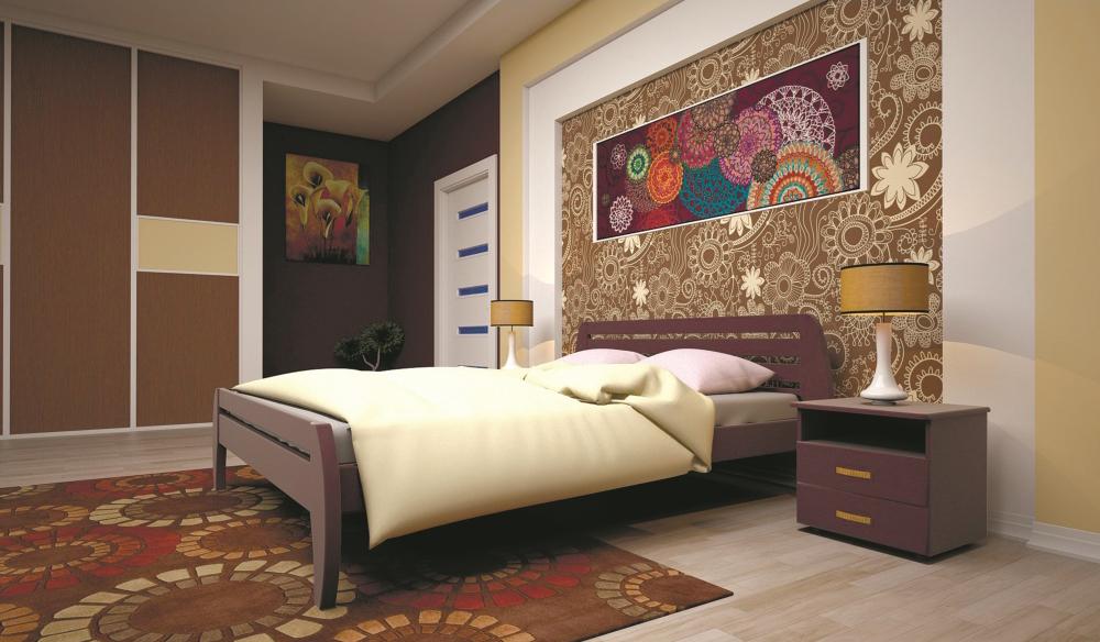 

Кровать ТИС НОВЕ 1 90*200 бук Венге