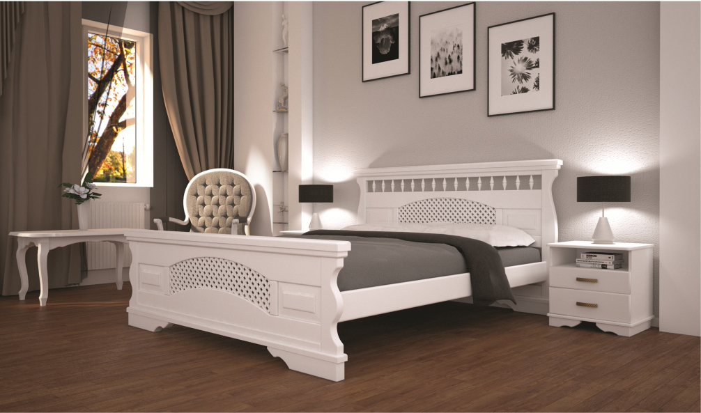 

Кровать ТИС АТЛАНТ 2 120*190 дуб Белый