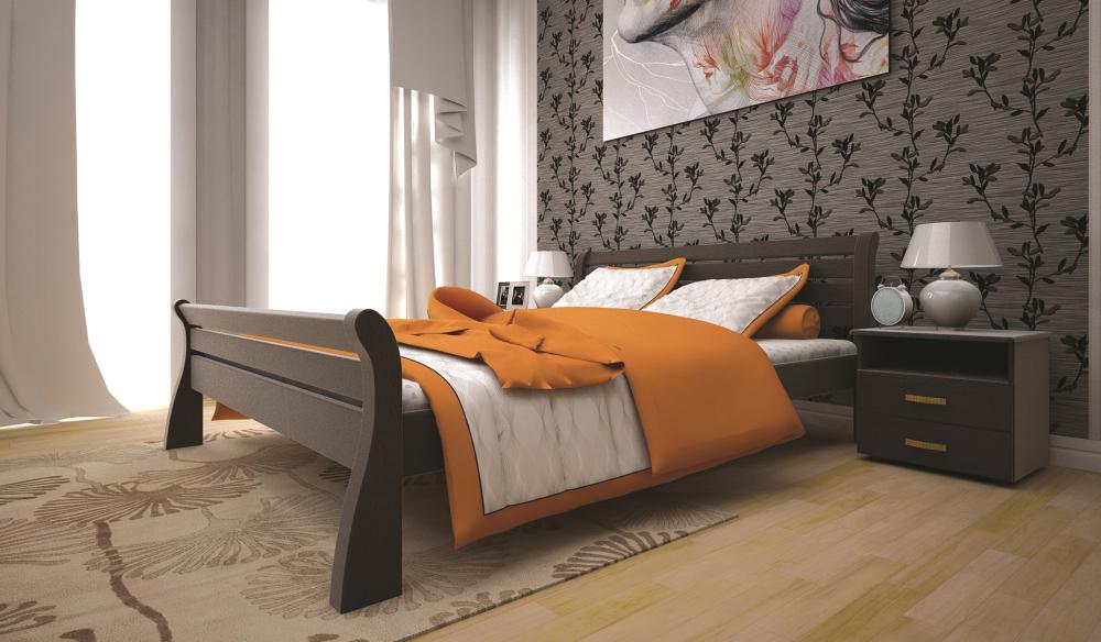 

Кровать ТИС РЕТРО 1 160*200 бук Лак Венге