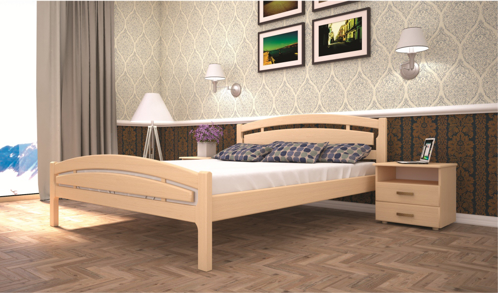 

Кровать ТИС МОДЕРН 2 120*200 бук Слоновая Кость