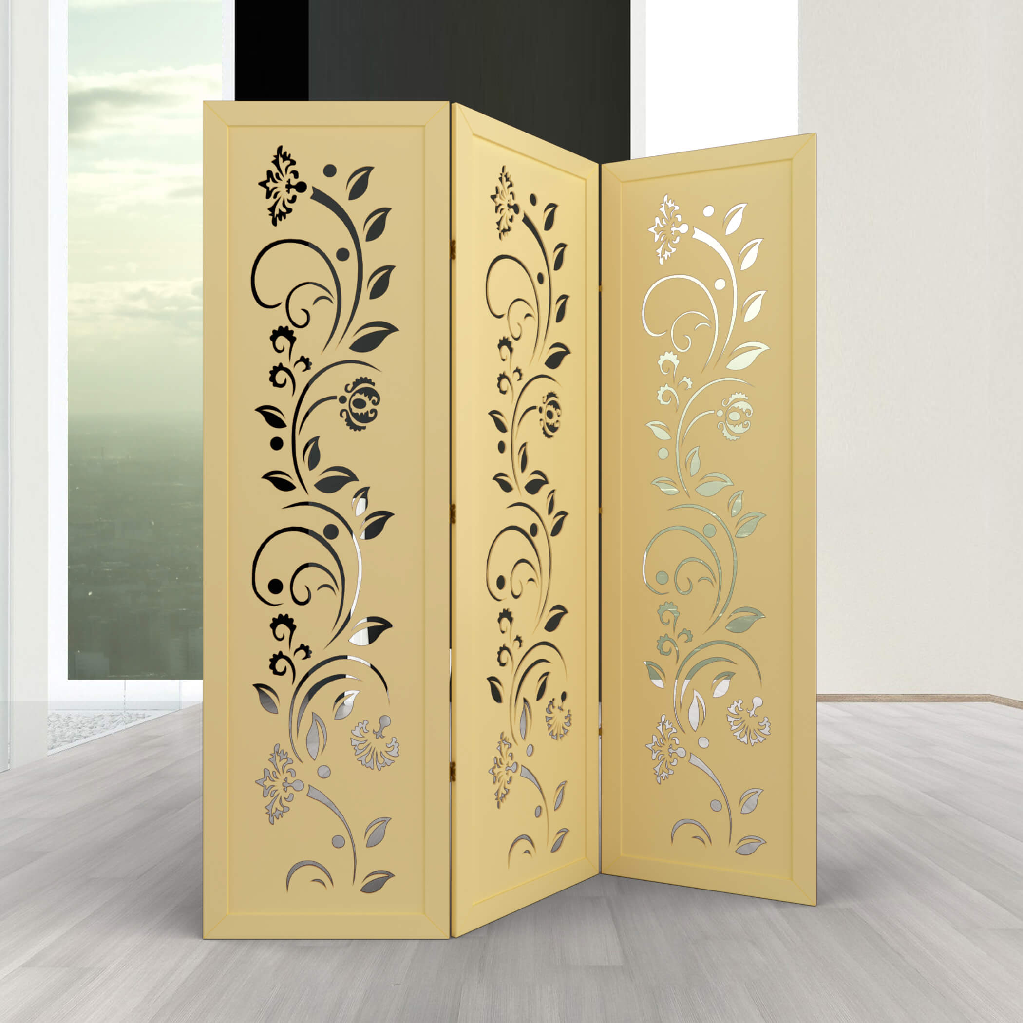 

Ширма ДекоДім Алексіс на 3 секції 180х170 см (LE60-09)