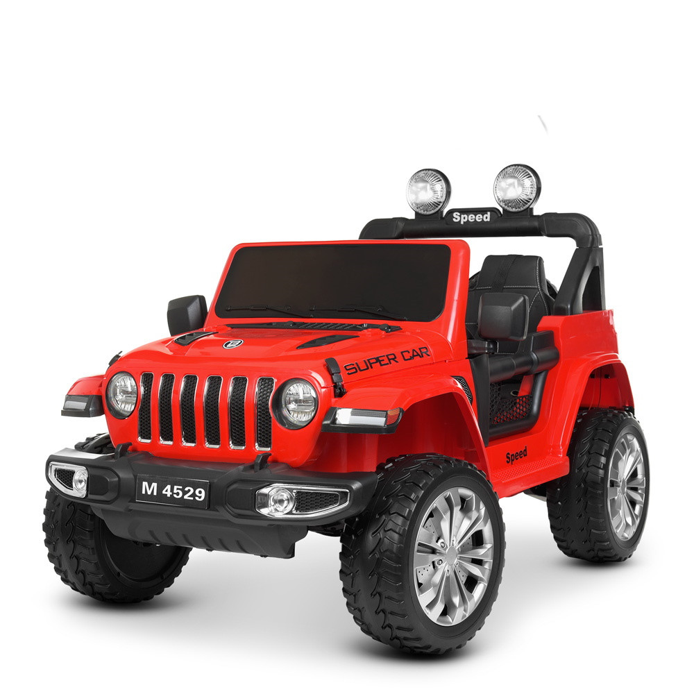 

Электромобиль Джип M 4529EBLR-3 красный BAMBI
