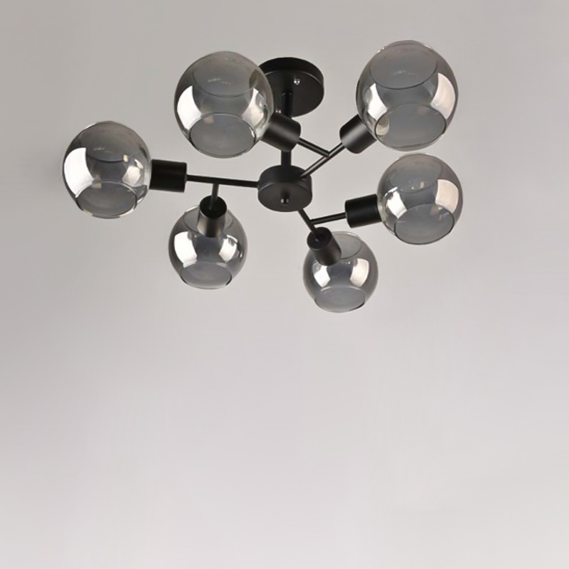 

Люстра стельова Light House SRS-16412/6 чорна
