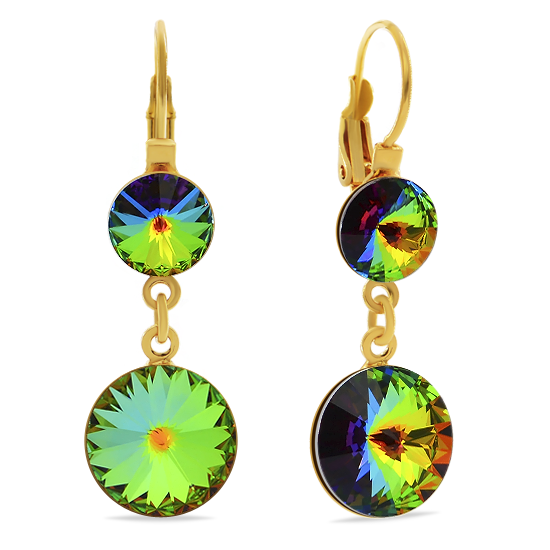 

Серьги KOBI JANINE со Swarovski 8/12 мм модели 7740-1106-23-35