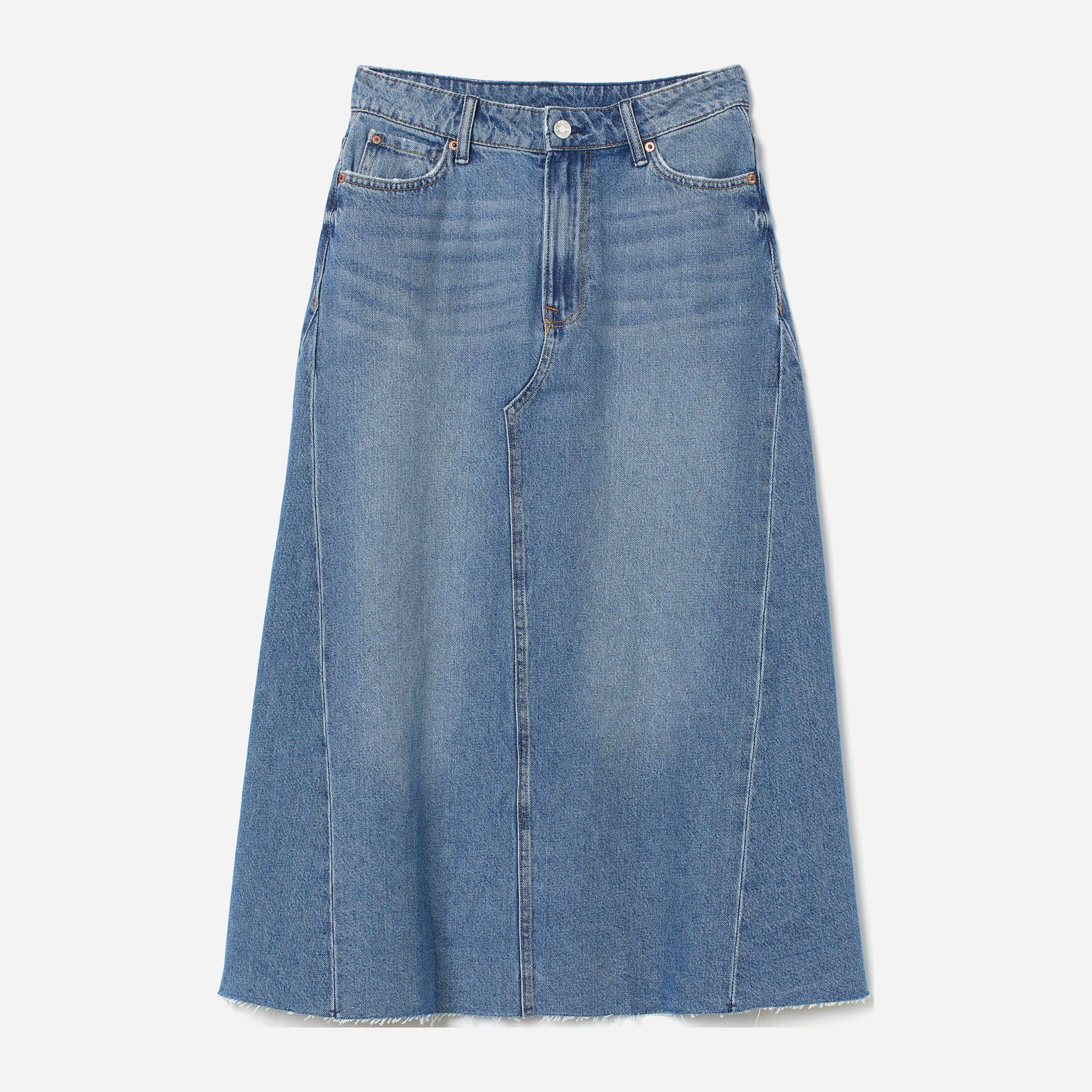 

Юбка джинсовая H&M 8233592bar 36 Светло-синяя