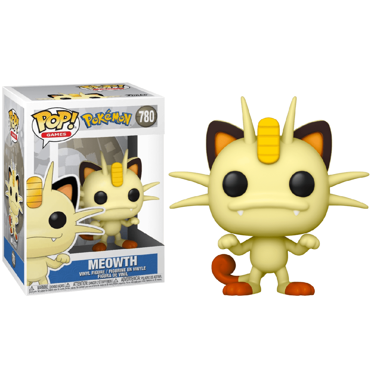 

Фигурка Funko Pop Фанко Поп Покемон Мяут Pokemon Meowth 10 см FP P 780