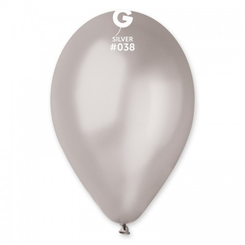 

Воздушный шар Gemar Balloons Металлик серебро 12" 30 см (GM110-38)