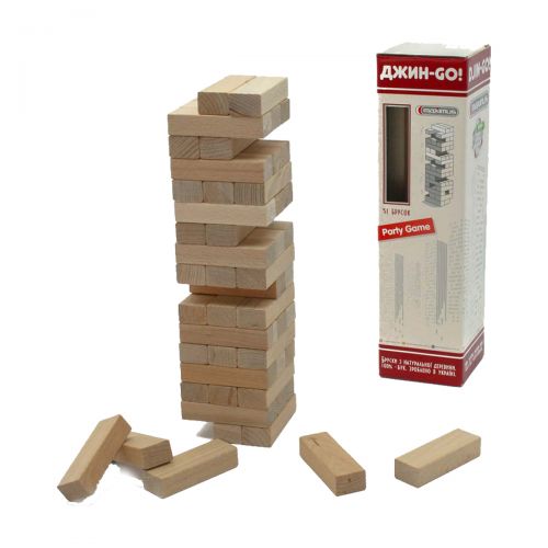 Настольная игра "Джин Go!" (Дженга) – низкие цены, кредит, оплата ...