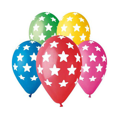 

Пастель Gemar Balloons Звёзды 12" 30 см ассортишелкография 100шт (1434357904)
