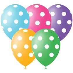 

Пастель Gemar Balloons ассорти Горох 12" 30 см шелкография 100шт (1434357903)