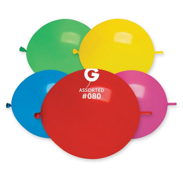 

Пастель ассорти Gemar Balloons tet-a-tet линколун 13" 33 см шарик для моделирования 100шт (GL13-80)