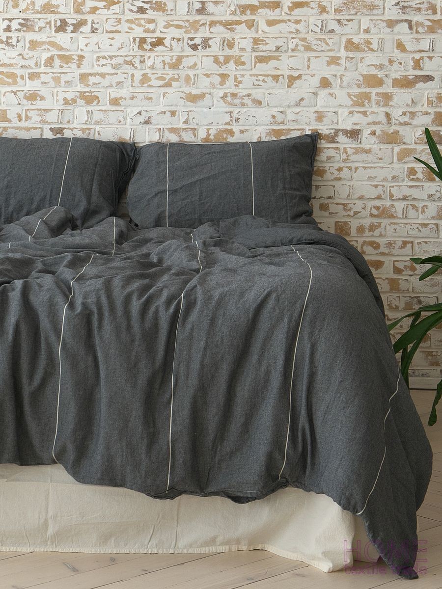 

Комплект постельного белья La Modno Massimo Anthracite 160x220