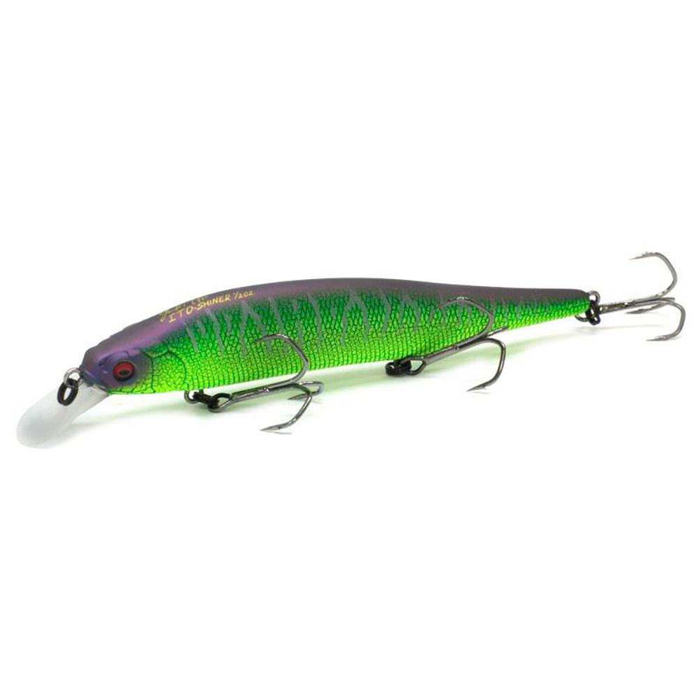

Воблер Megabass Ito Shiner 115mm 14g Mat Green Lizard