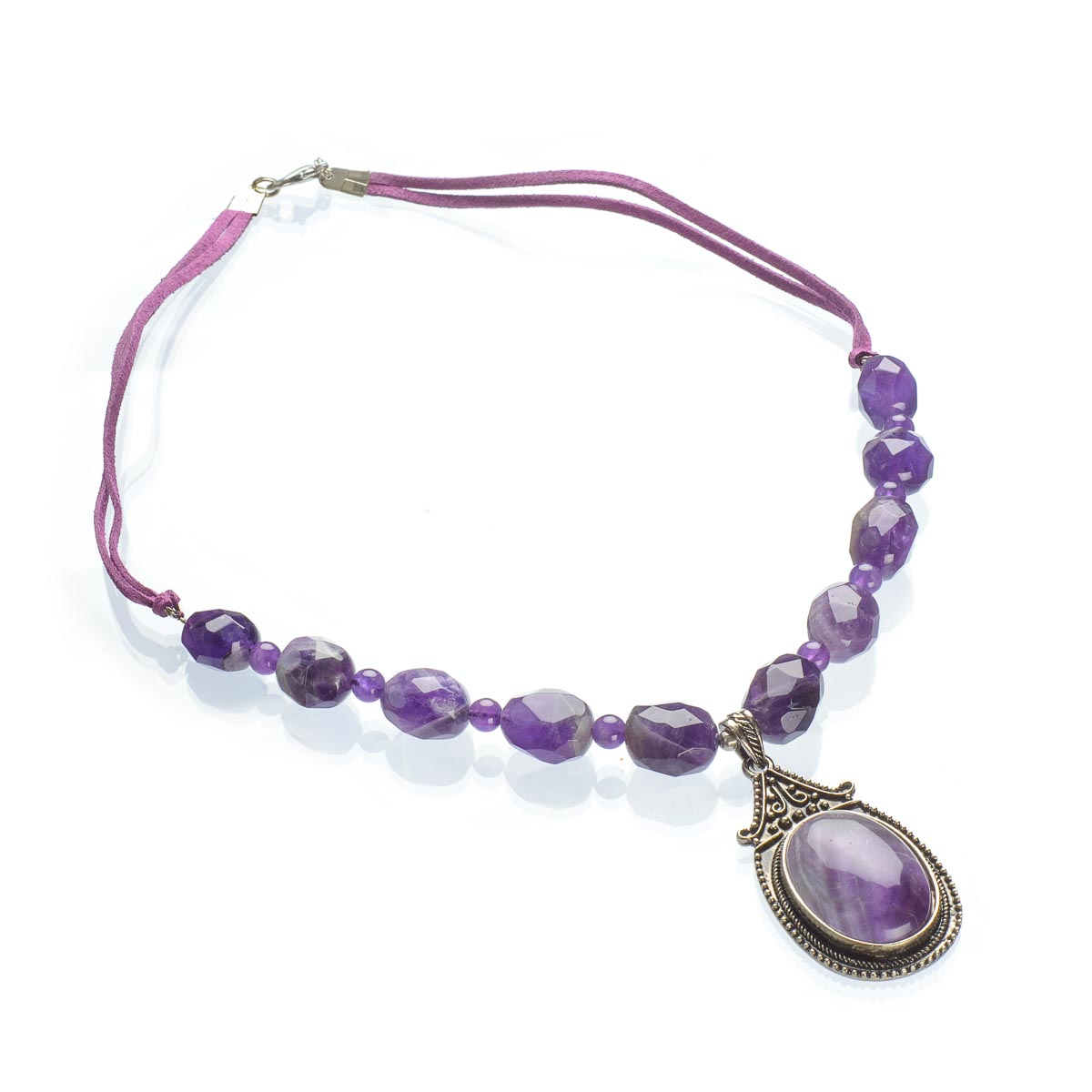 

Бусы с аметистом SAMOTSVETY (11.03.05.123)