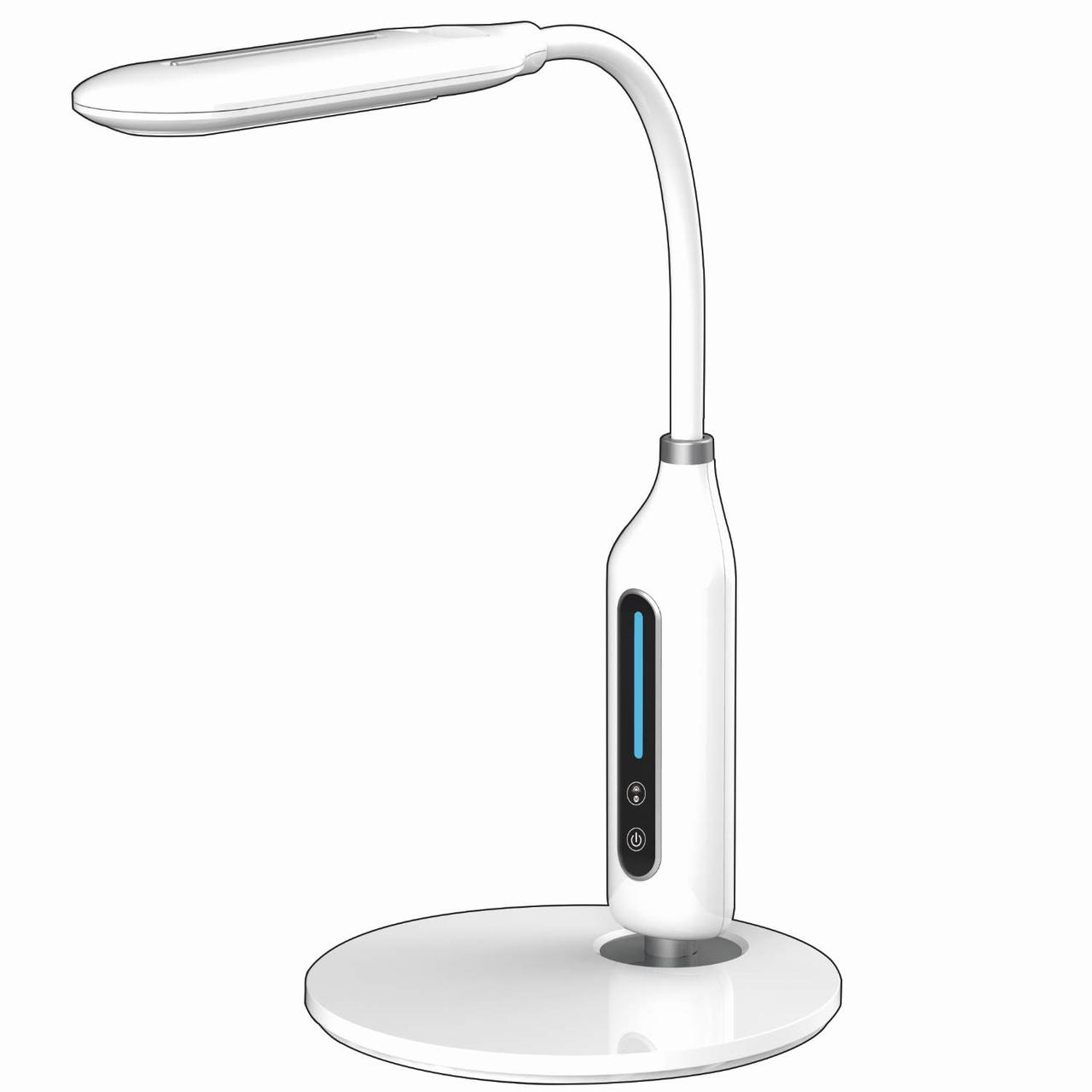 

Настольная лампа светодиодная TF-510 8 Вт LED 3000K-4000K-6000K белая DELUX