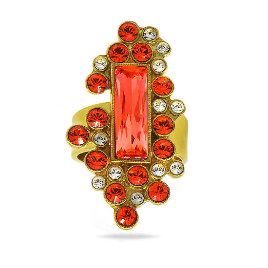 

Кольцо KOBI GRAPE со Swarovski модели 7770-3027-25