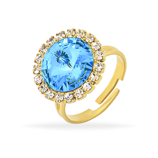

Кольцо KOBI RIVOLI-STRASS со Swarovski модели 7770-3034-12-35