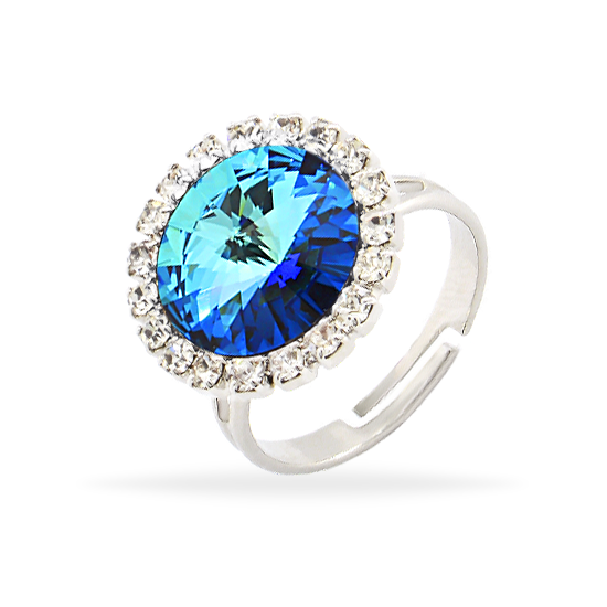 

Кольцо KOBI RIVOLI-STRASS со Swarovski модели 7770-3034-35-32