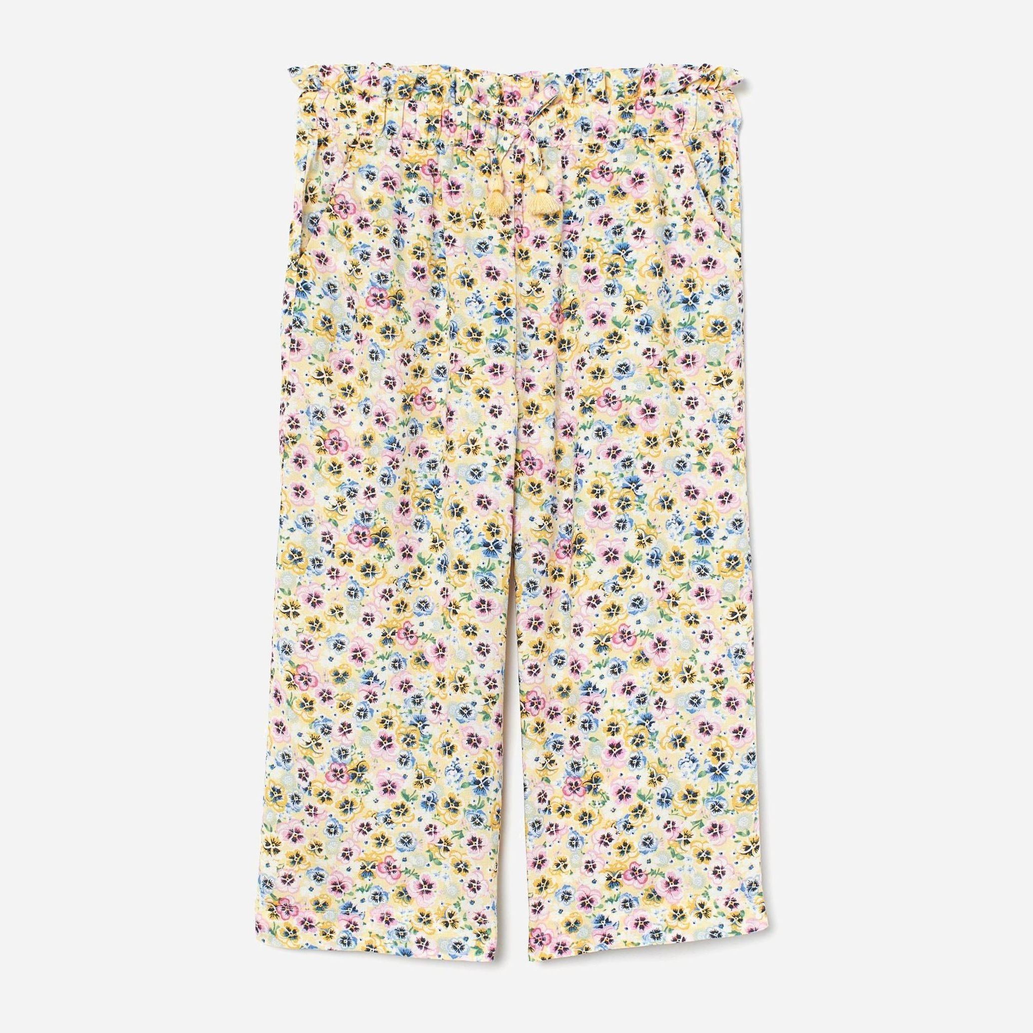 

Брюки H&M 1106-8416621 92 см Желтый/Цветы