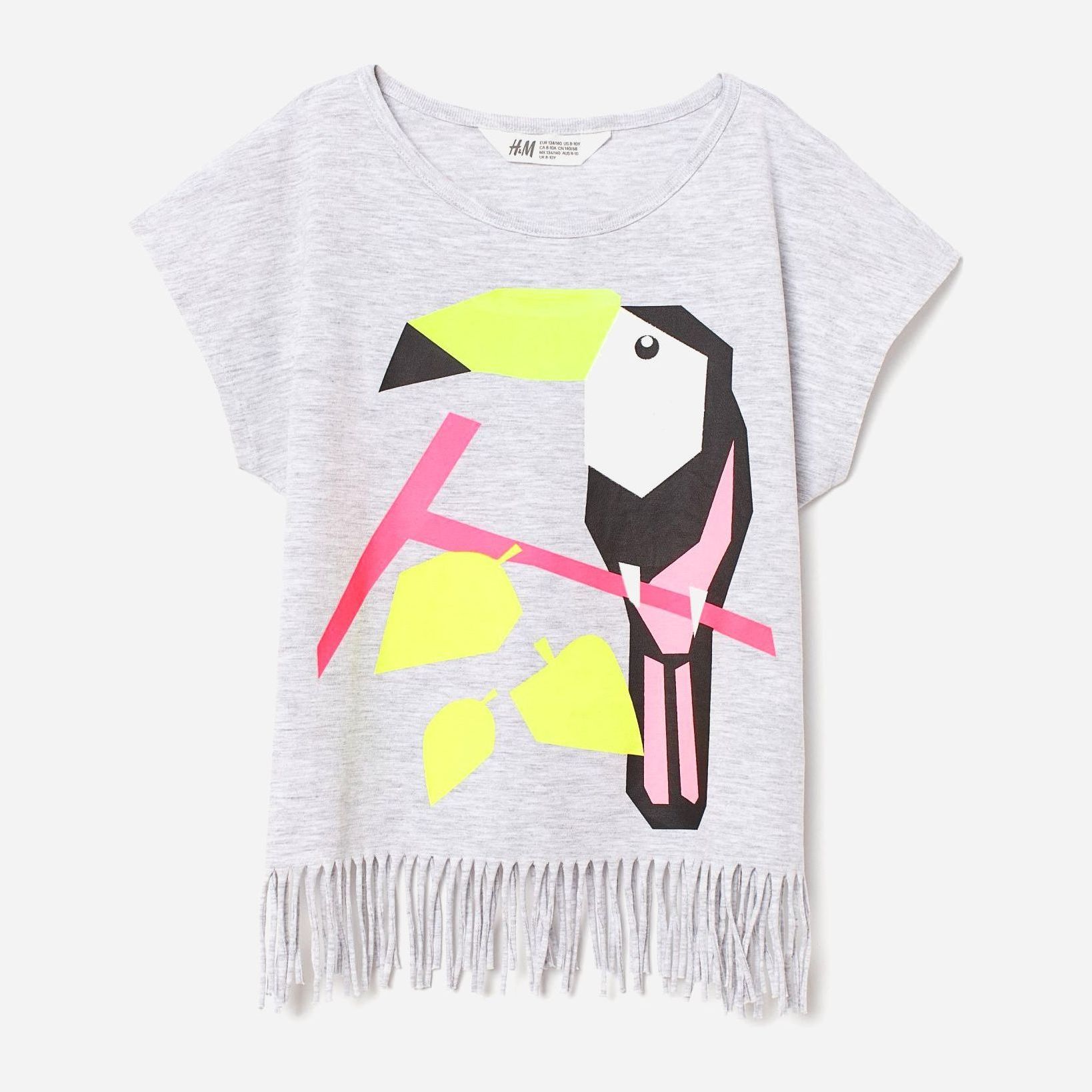 

Футболка H&M 2510-858847 146-152 см Серый/Принт