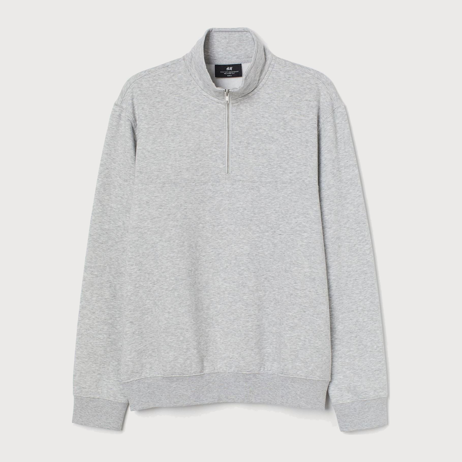 

Толстовка H&M 9101602bar M Светло-серая
