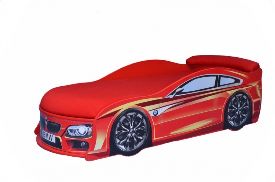 

Кровать-машина Avto-UA BMW красная с матрасом Стандарт без ПМ 70х150