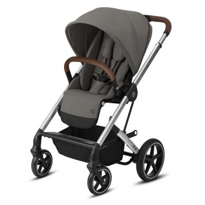 

Коляска Cybex Balios S Lux SLV Soho Grey mid grey (с бампером) (520001247)