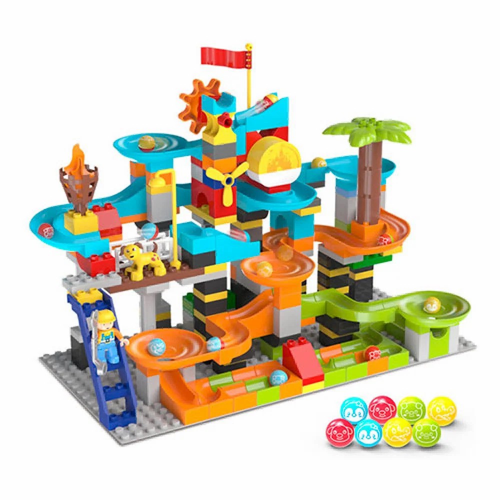 

Конструктор Toys 2866B Парк развлечений с шариками и многоэтажным лабиринтом 200 деталей