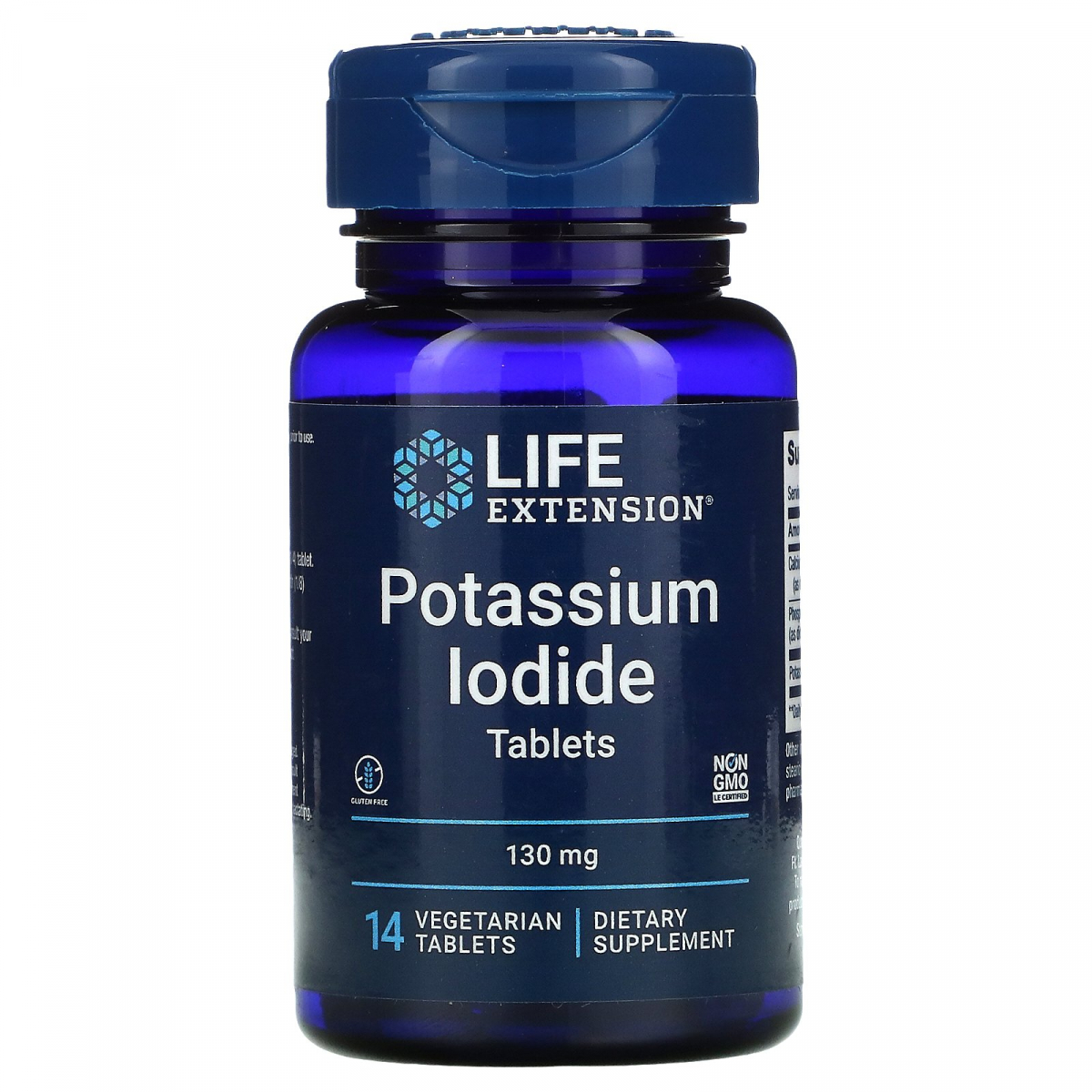 

Йодид калия Life Extension (Potassium Iodide) 130 мг 14 таблеток