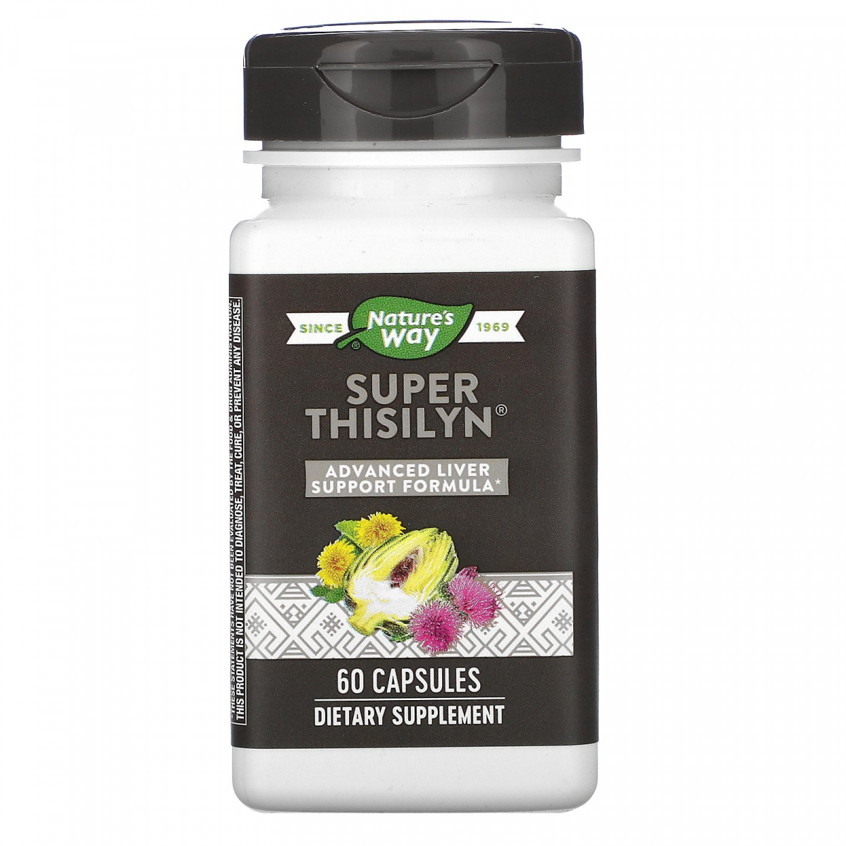 

Витамины для детоксикации Nature's Way (Super Thisilyn Advanced Liver Support Formula) 60 вегетарианских капсул