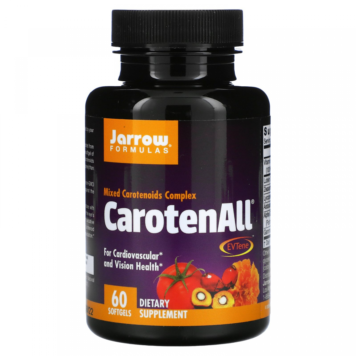 

Комплекс из смеси каротиноидов Jarrow Formulas (CarotenALL) 60 мягких капсул