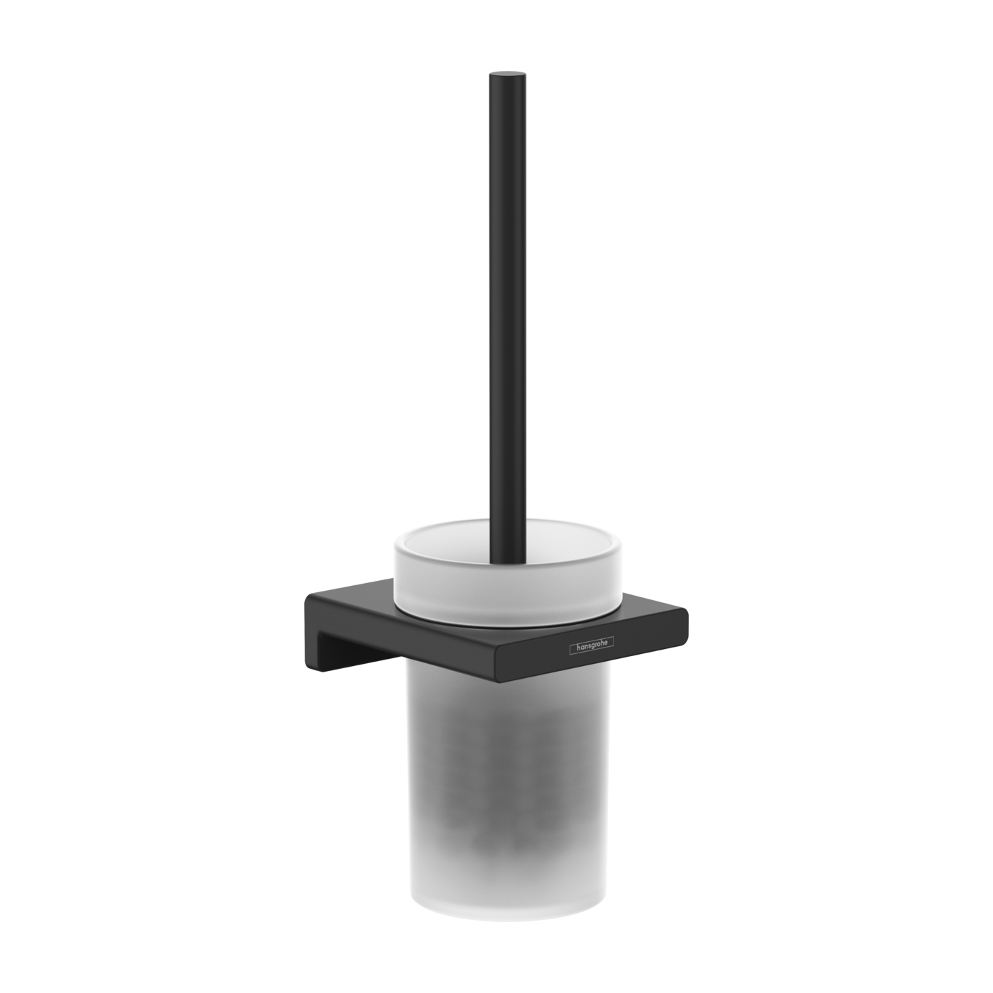 

Ёршик подвесной Hansgrohe AddStoris, чёрный матовый/стекло матовое (41752670)