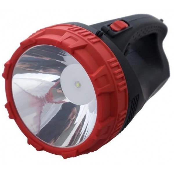 

Ручной фонарь-прожектор WimpeX WX-2827 светодиодный аккумуляторный 6000mAh 3W+9LED 3 режима Черный