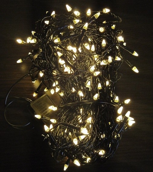 

Гирлянда нить конус 400LED, Теплый белый (Xmas)