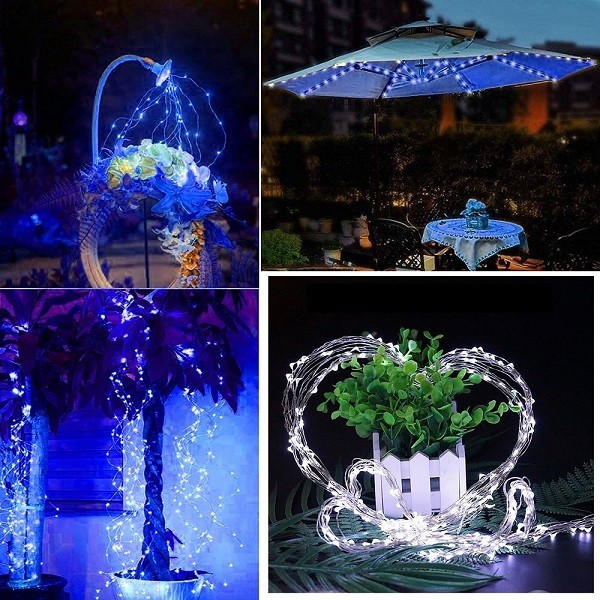 

Гирлянда нить, пучок, роса КОНСКИЙ ХВОСТ 2м. 200led. 10 нитей, Синий
