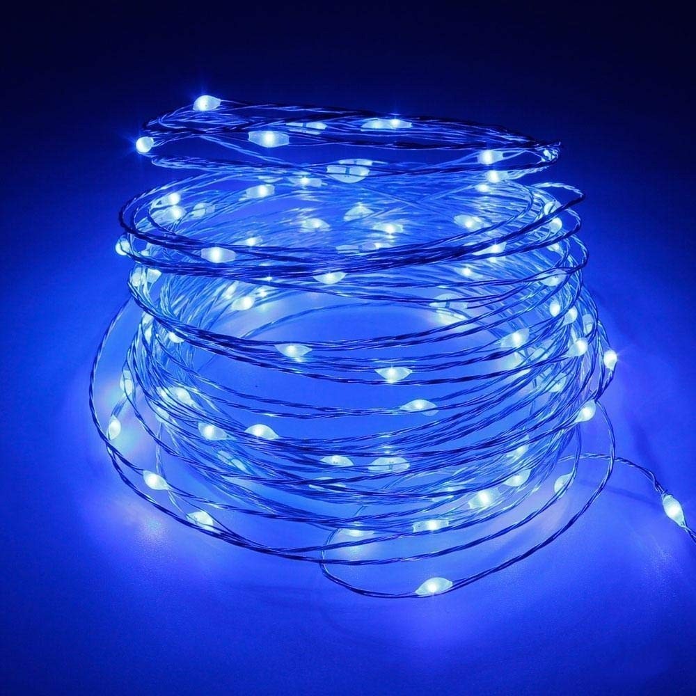

Гирлянда светодиодная нить капля росы 30 м 300 LED от сети 220В синяя