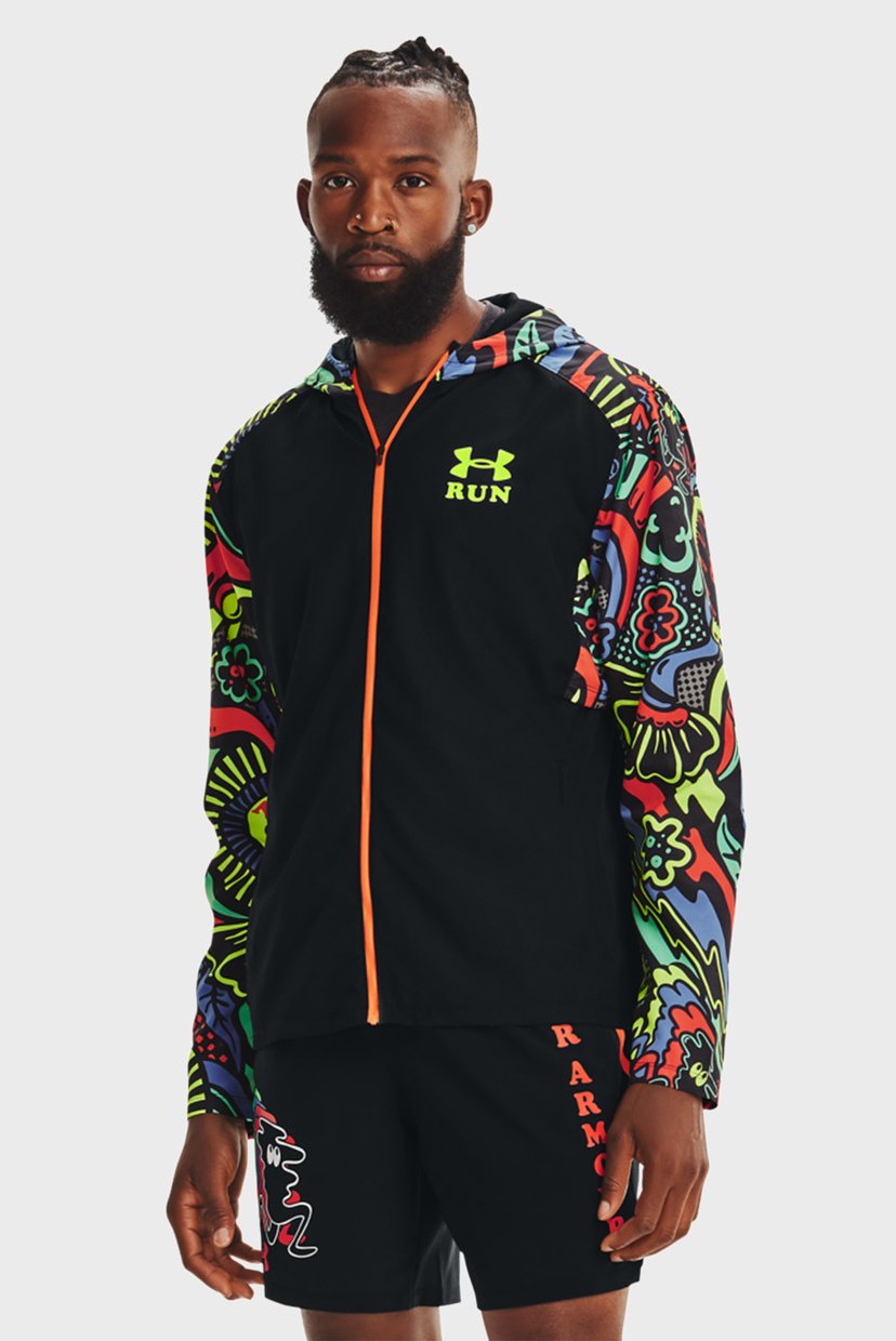 

Мужская ветровка UA Keep Run Weird Jacket Under Armour  1365667-001, Мужская ветровка UA Keep Run Weird Jacket Under Armour XL 1365667-001