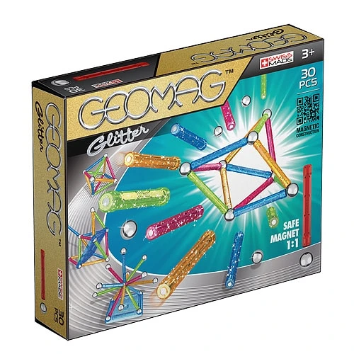 

Магнитный конструктор Geomag Color GLITTER 30 деталей
